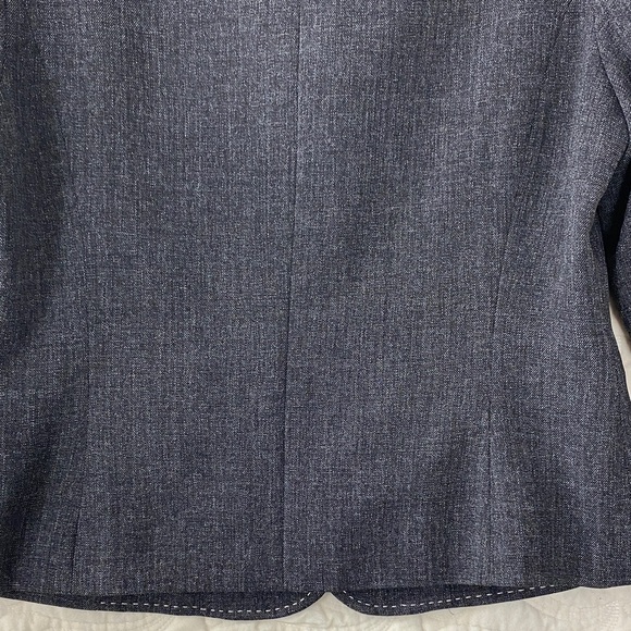 Coldwater Creek Dark Gray Blazer Size 8 - Picture 3 of 11